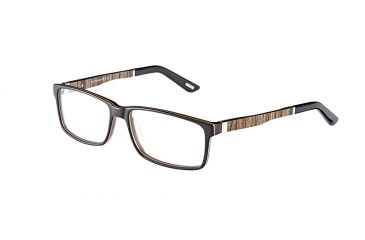 Image of Davidoff 91050 Progressive Prescription Eyeglasses, Dark Brown Frame, 91050-4095PR