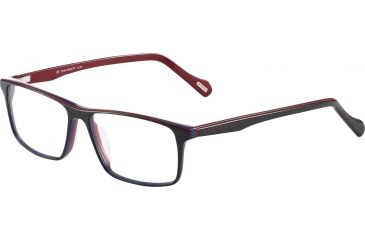 Image of Davidoff 91055 Single Vision Prescription Eyeglasses, Black Frame, 91055-6965SV