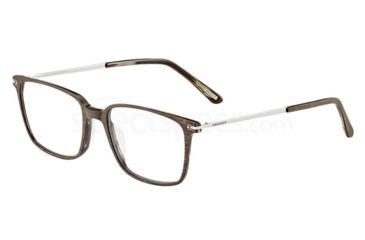 Image of Davidoff 92026 Single Vision Prescription Eyeglasses, Grey Wood Structure Frame, 92026-6471SV