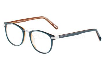 Image of Davidoff 92027 Single Vision Prescription Eyeglasses, Orange Frame, 92027-4150SV
