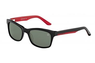 Image of Davidoff 97124 Sunglasses, Black Frame, Polarized Grey Lens-97124-8840