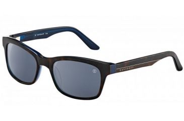 Image of Davidoff 97124 Sunglasses, Brown Frame, Grey/Blue W/ Silver Mirror Lens-97124-6604