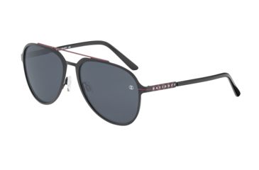 Image of Davidoff 97353 Progressive Prescription Sunglasses, Black/Red Frame, 97353-1030PR