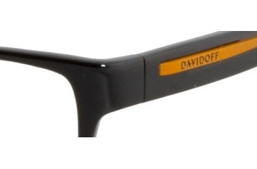 Image of Davidoff No. 91008 Eyeglasses - Black Frame and Clear Lens 91008-8840