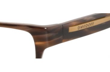 Image of Davidoff No. 91008 Eyeglasses - Brown Frame and Clear Lens 91008-6049