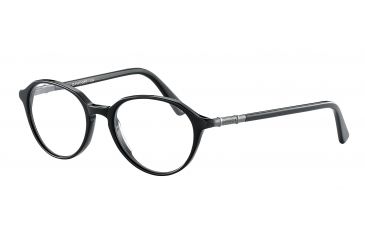 Image of Davidoff 91025 Bifocal Prescription Eyeglasses - Black Frame and Clear Lens 91025-8840BI