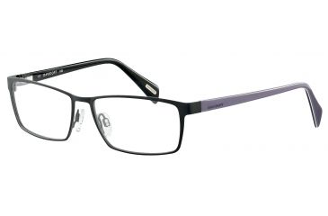 Image of Davidoff 93037 Bifocal Prescription Eyeglasses - Black Frame and Clear Lens 93037-561BI
