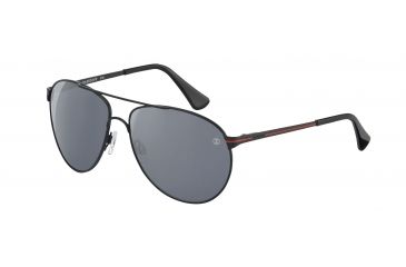 Image of Davidoff 97330 Progressive Prescription Sunglasses - Black Frame and Grey Silver Lens 97330-592PR