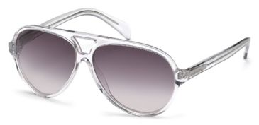 Image of Diesel DL0075 Sunglasses - Crystal Frame Color, Gradient Smoke Lens Color
