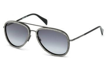 Image of Diesel DL0167 Sunglasses - Grey Frame Color, Gradient Smoke Lens Color