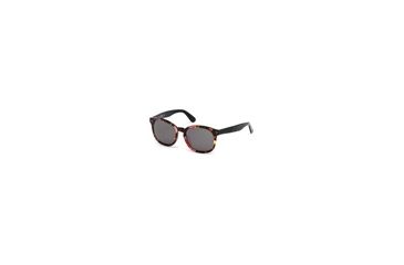 Image of Diesel DL0190 Sunglasses - Red Havana Frame Color, Smoke Lens Color