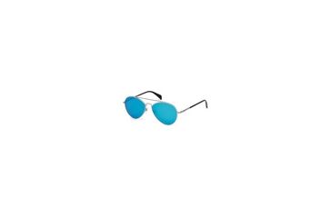 Image of Diesel DL0193 Sunglasses - Matte Palladium Frame Color, Blue Mirror Lens Color