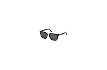 Image of Diesel DL0212 Sunglasses - Shiny Black Frame Color, Smoke Lens Color