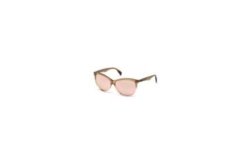 Image of Diesel DL0221 Sunglasses - Light Brown Frame Color, Gradient Lens Color