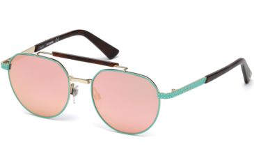 Image of Diesel DL0239 Eyewear - Unisex - Sunglasses - Light Green Frame Color, Gradient Lens Color