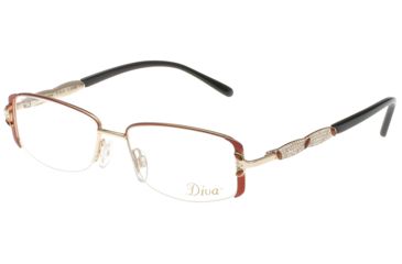 Image of Diva 5334 Bifocal Prescription Eyeglasses, Brown Frame, DI5334820BI
