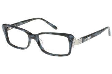 Image of Diva 5456 Bifocal Prescription Eyeglasses, Grey/Blue/Foral Frame, DI5456DE0BI