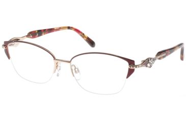 Image of Diva 5471 Bifocal Prescription Eyeglasses, Wine/Mottled Gold Frame, DI54715CLBI