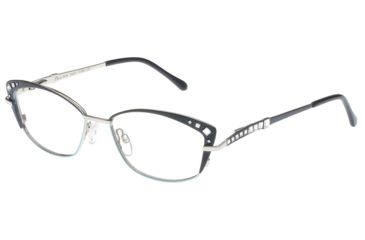 Image of Diva 5476 Progressive Prescription Eyeglasses, Blue/Aqua/Silver Frame, DI5476878PR