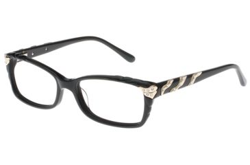 Image of Diva 5479 Single Vision Prescription Eyeglasses, Black/Gold Frame, DI547997ASV