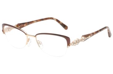 Image of Diva 5487 Eyeglasses, Womens, Brown-Gold, 51-17-135, DI54872CTE