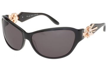 Image of Diva Womens 4162  Sunglasses - Black Frame w/ Grey Gradient Lenses, Size 54-15-125 4162-97AS