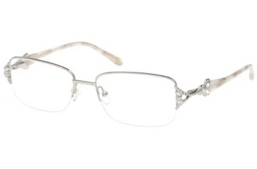 Image of Diva Womens 5349  Eyeglasses - Silver-Pearl Frame w/ Clear Lenses, Size 52-18-129 5349-273