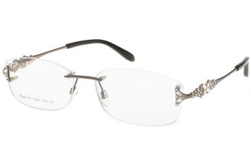 Image of Diva Womens 5351  Eyeglasses - Anthracite Frame w/ Clear Lenses, Size 54-15-123 5351-223