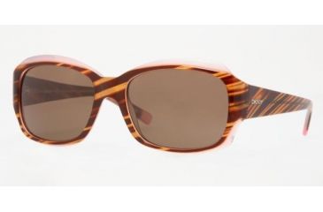 Image of DKNY DY 4048 Sunglasses Styles - Striped Light Brown/Pink Brown Frame, 342673-5517