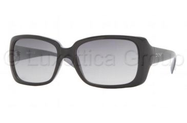 Image of DKNY DY 4052 Sunglasses Styles Black-Ice Frame / Gray Gradient Lenses, 337711-5617, DKNY DY 4052 Sunglasses Styles Black-Ice Frame / Gray Gradient Lenses