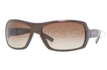 Image of DKNY DY 4055 Sunglasses Styles Metallic Brown Frame / Brown Gradient Lenses, 339313-6417