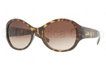 Image of DKNY DY 4068 Sunglasses, Havana Frame / Brown Gradient Lenses, 329113 5719