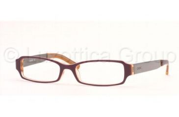 Image of DKNY DY4531 SV Prescription Eyeglasses Purple/Orange/Transparent Frame / 50 mm Prescription Lenses, 3192-5016, Select Frame Color / Lens Purple/Orange/Transparent Frame / 50 mm Prescription Lenses