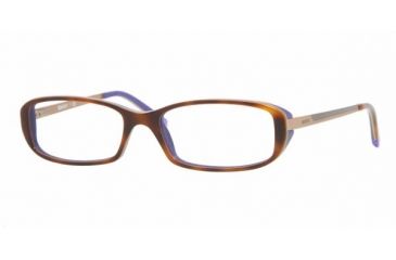 Image of DKNY DY4598 Progressive Eyeglasses - Top Havana Violet Demo Lens Frame / 52 mm Prescription Lenses, 3405-5216