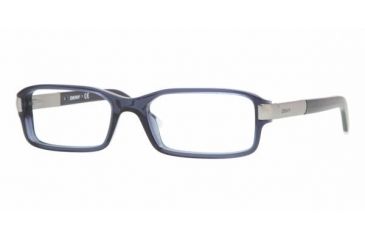 Image of DKNY DY4604 Bifocal Eyeglasses, Transparent Blue Demo Lens Frame / 51 mm Prescription Lenses, 3458-5117