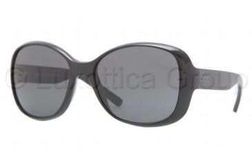 Image of DKNY DY4102 Sunglasses 300187-5717 - Black Frame, Gray Lenses