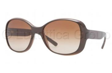 Image of DKNY DY4102 Sunglasses 358813-5717 - Brown Frame, Brown Gradient Lenses