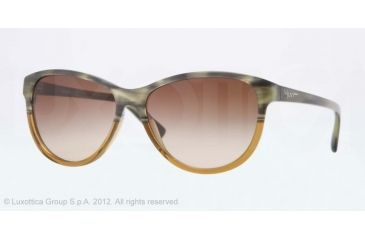 Image of DKNY DY4104 Single Vision Prescription Sunglasses DY4104-357513-57 - 