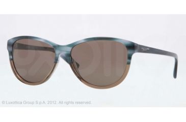 Image of DKNY DY4104 Single Vision Prescription Sunglasses DY4104-357773-57 - 