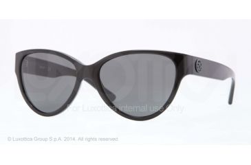 Image of DKNY DY4112 Sunglasses 300187-56 - Black Frame, Gray Lenses