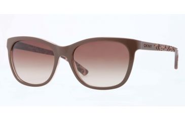 Image of DKNY DY4115 Bifocal Prescription Sunglasses DY4115-357113-56 - Lens Diameter 56 mm, Frame Color Top Black On Tr Brown