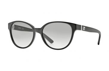 Image of DKNY DY4117 Sunglasses 300111-55 - Black Frame, Gray Gradient Lenses