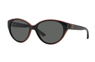 Image of DKNY DY4120 Sunglasses 300187-57 - Black Frame, Gray Lenses