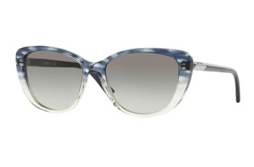 Image of DKNY DY4121 Bifocal Prescription Sunglasses DY4121-366111-56 - Lens Diameter 56 mm, Frame Color Tr Grad Striped Grey Blue