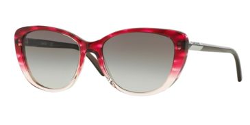 Image of DKNY DY4121 Bifocal Prescription Sunglasses DY4121-366211-56 - Lens Diameter 56 mm, Frame Color Tr Pink Grad Striped Fuxia
