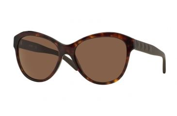 Image of DKNY DY4123 Sunglasses 301673-57 - Dark Tortoise Frame, Brown Lenses