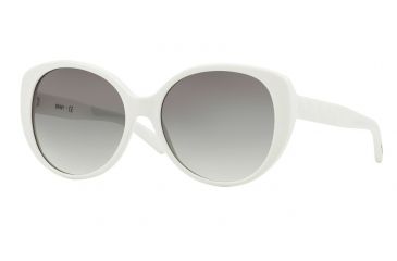 Image of DKNY DY4124 Sunglasses 366411-57 - White Frame, Grey Gradient Lenses