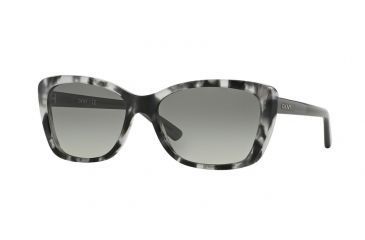 Image of DKNY DY4130 Sunglasses 367111-57 - Grey Tortoise Frame, Grey Gradient Lenses