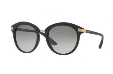 Image of DKNY DY4140 Sunglasses 368811-52 - Black Frame, Grey Gradient Lenses