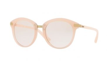 Image of DKNY DY4140 Sunglasses 371673-52 - Light Blush Frame, Blush Solid Lenses